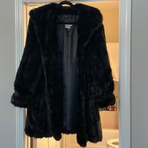 Womens faux fur coat